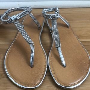 Silver Gladiator Sandal